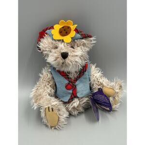 Brass Button Collectibles Blossom Bear Of Wealth 10” Fully Jointed